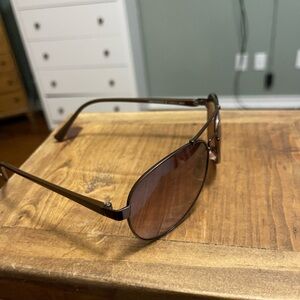 Vince Camuto Brown Aviator Sunglasses